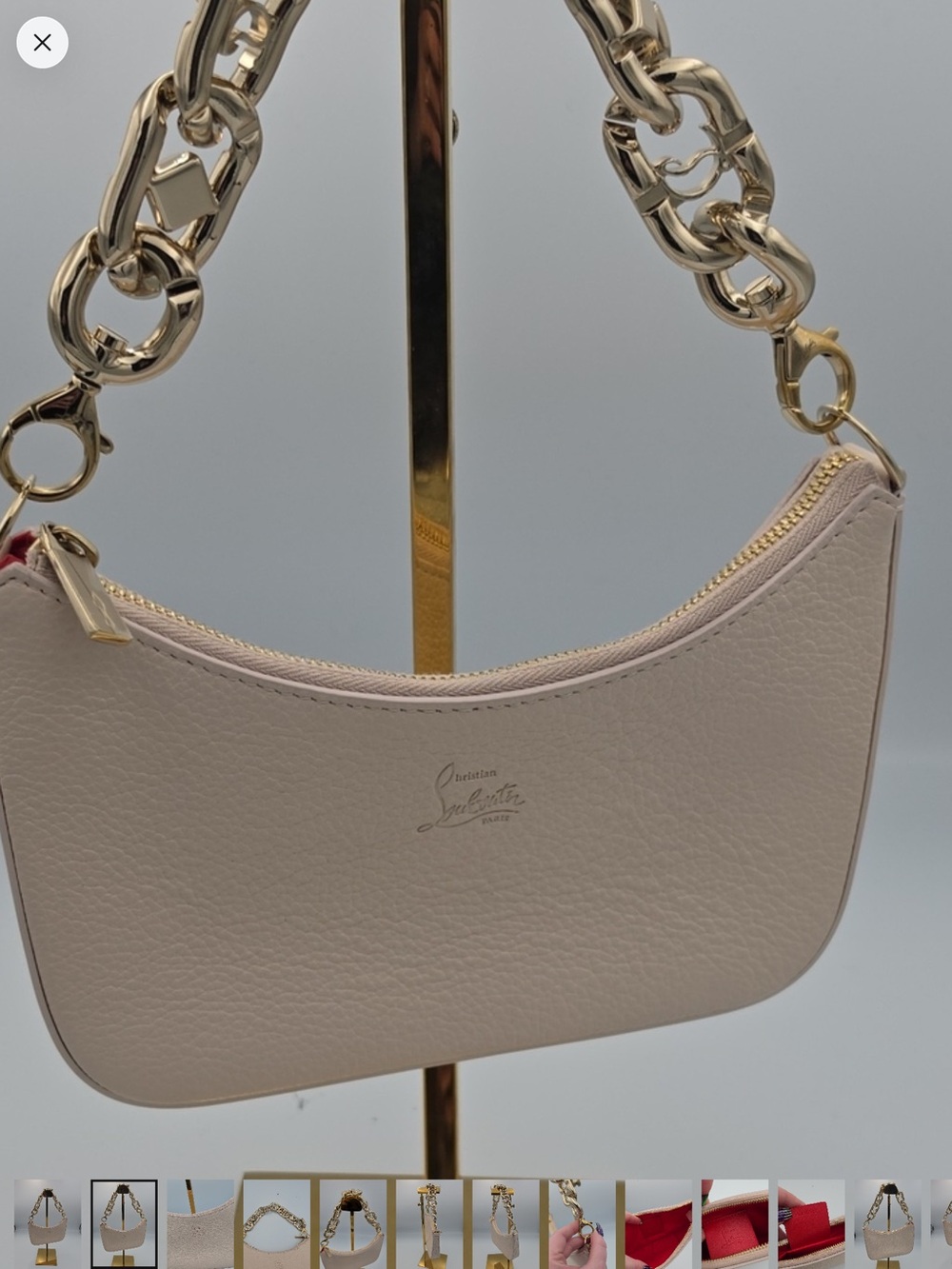 CHRISTIAN LOUBOUTIN LOUBILA HANDBAG. - Picture 2 of 16